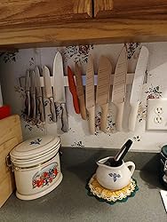 Cuchillos organizados en la cocina